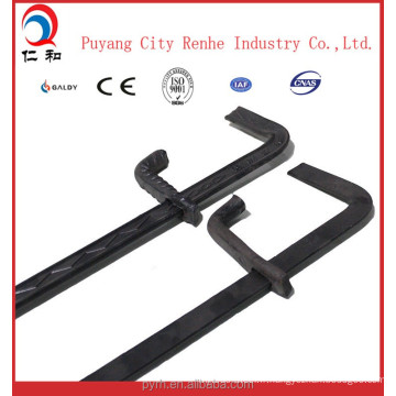 Q235 Fermements F Type Clamps Building Construction Outils